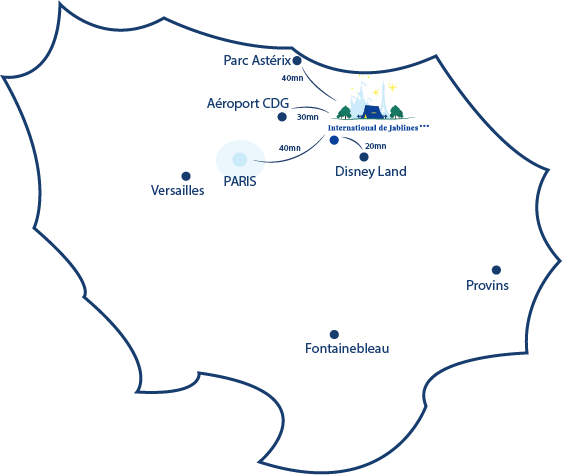 carte emplacement jablines