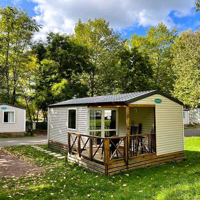 Mobil-homes Terrasses couvertes Camping International de Jablines